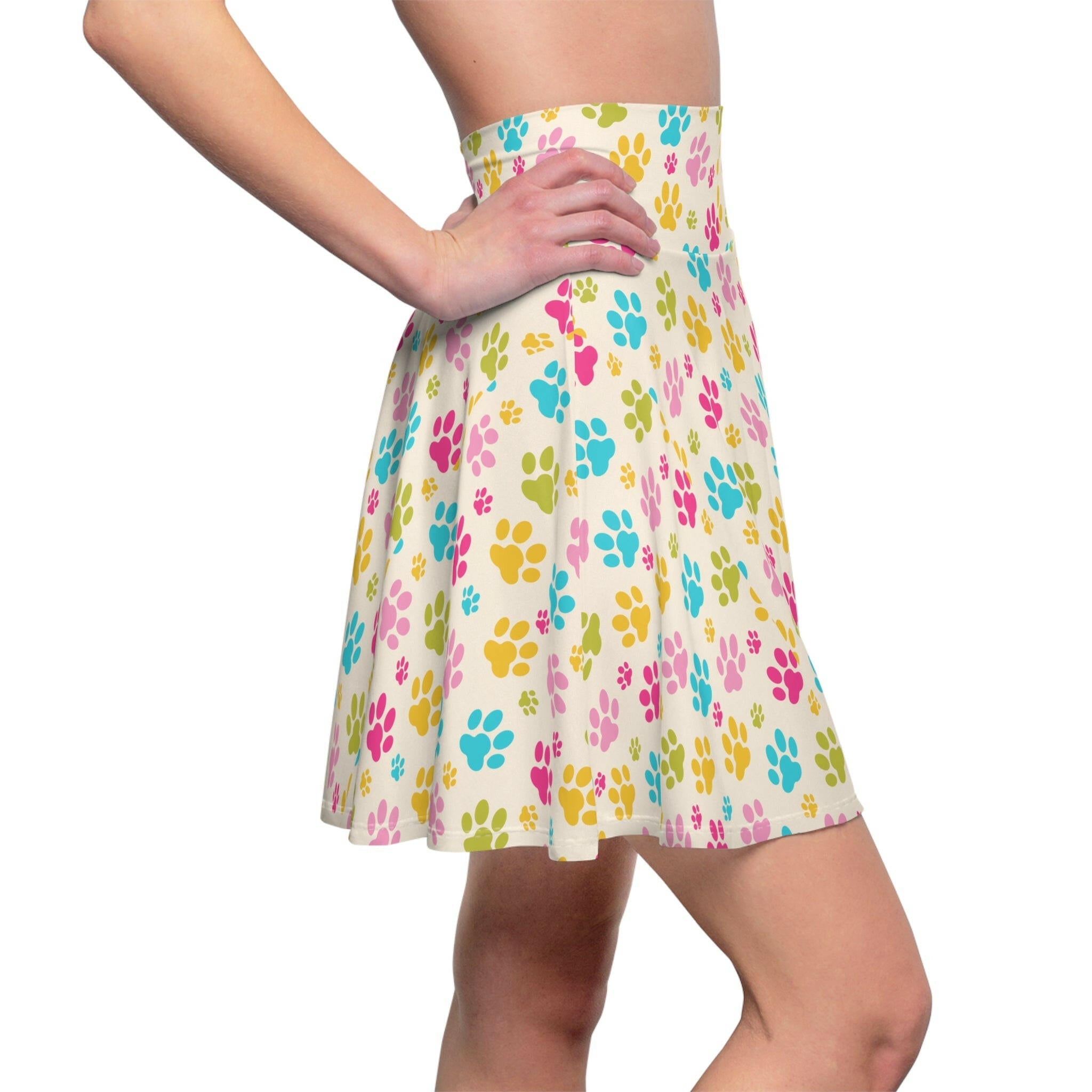 Rainbow Paws Women's Skater Skirt - EpiAl's Shop