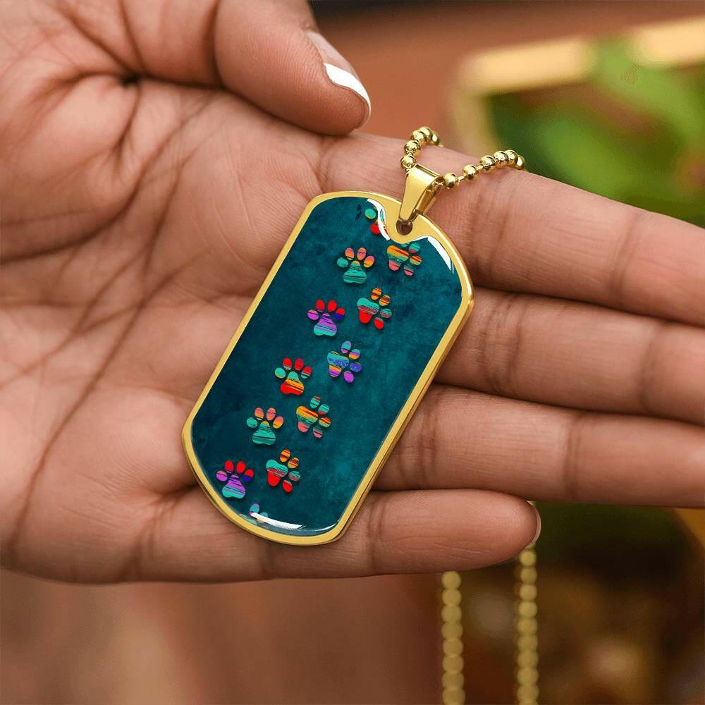 Rainbow Prints Necklace - EpiAl's Shop