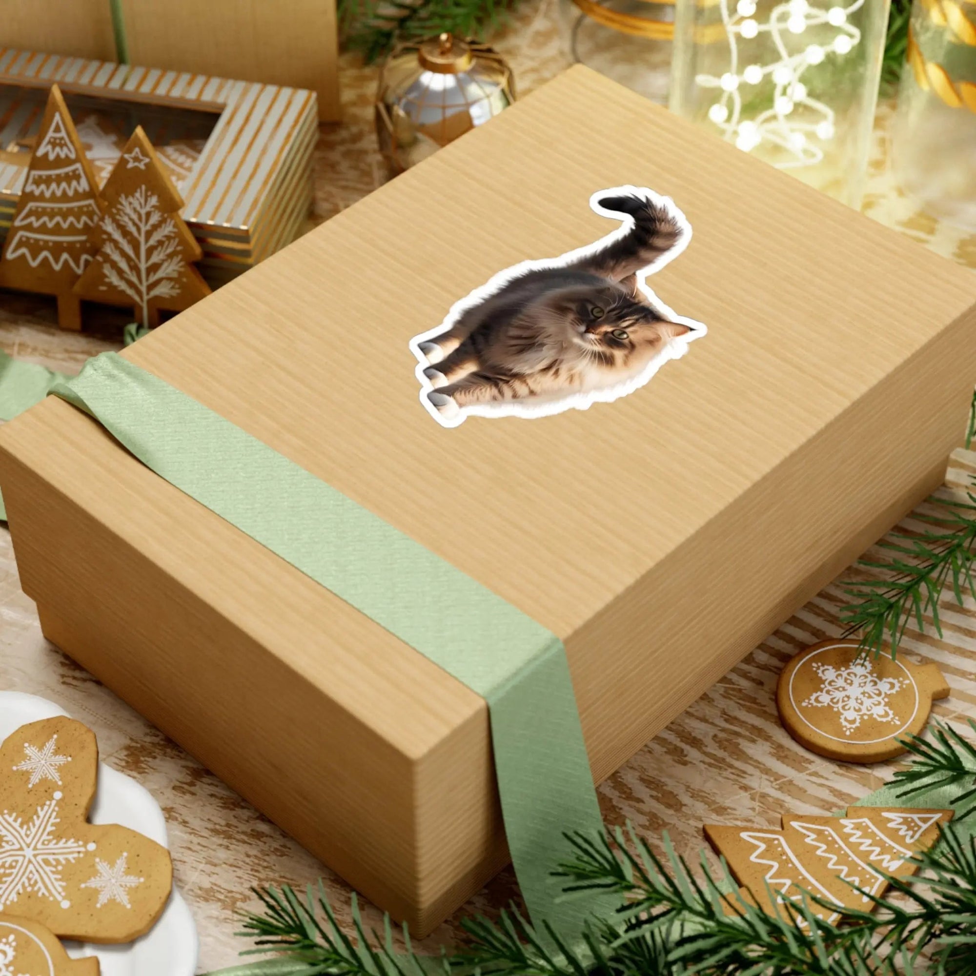 Realistic Cat Vinyl Sticker - Perfect for Cat Lovers and Home Decor - Paper Products, Stickers - EpiAl's Shop