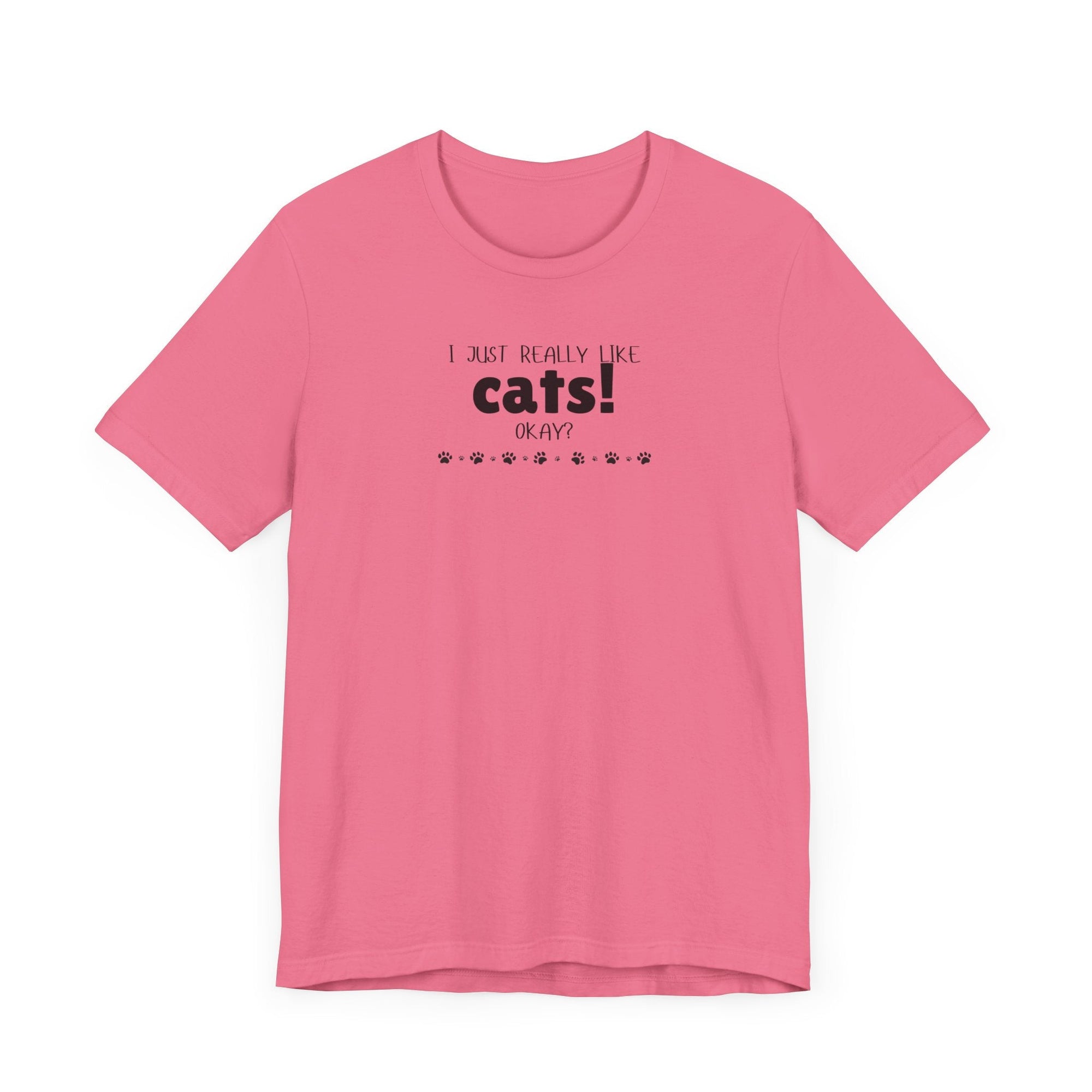 Really Like Cats Unisex Jersey Short Sleeve Tee - T-Shirt - EpiAl's Shop