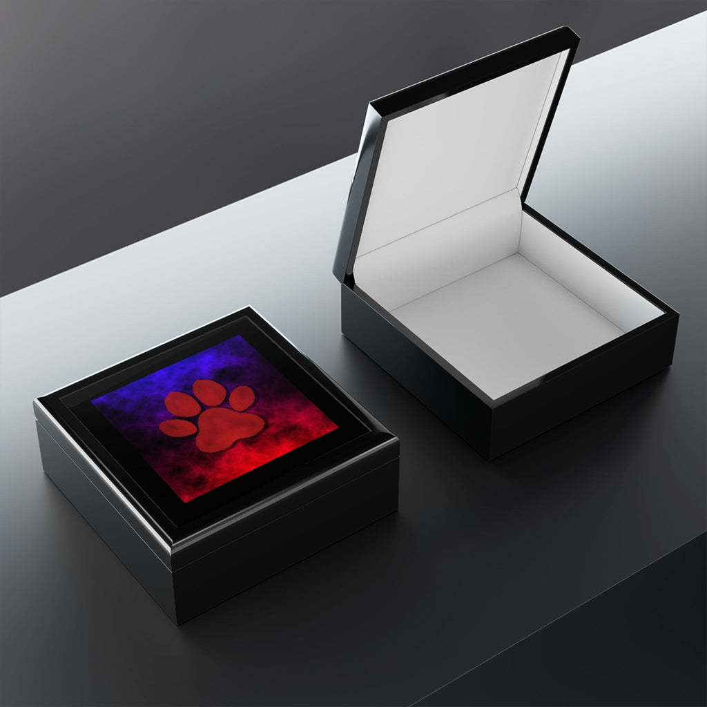 Red & Blue Paw Jewelry Box - Home Decor - Epileptic Al’s Shop