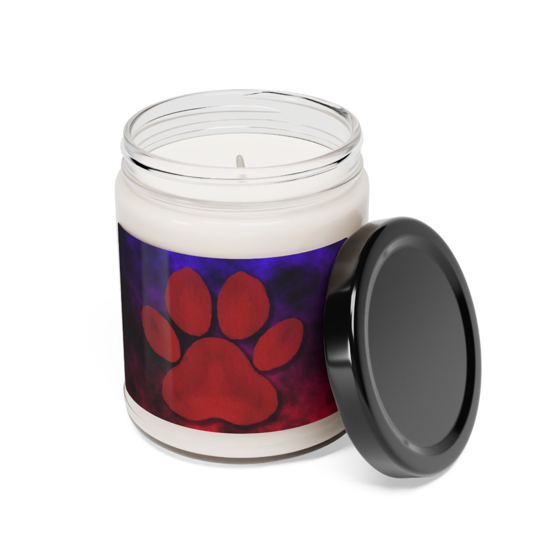 Red Paw Scented Soy Candle, 9oz - Home Decor - Epileptic Al’s Shop