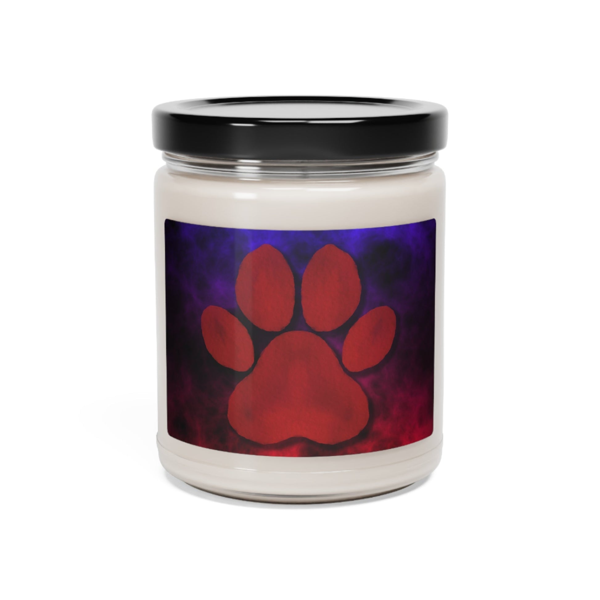 Red Paw Scented Soy Candle, 9oz - Home Decor - Epileptic Al’s Shop