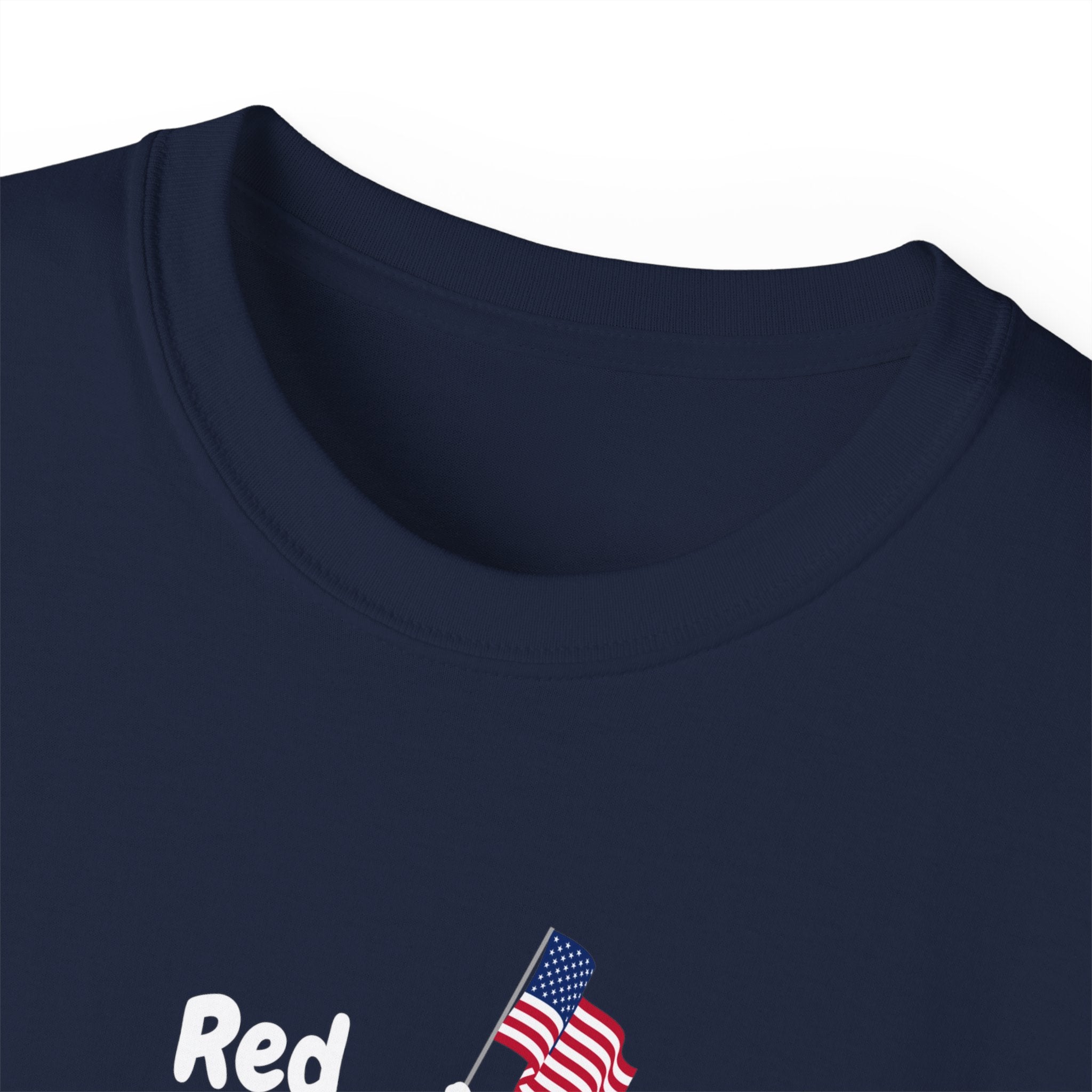 Red White & Blue Unisex Ultra Cotton Tee - EpiAl's Shop