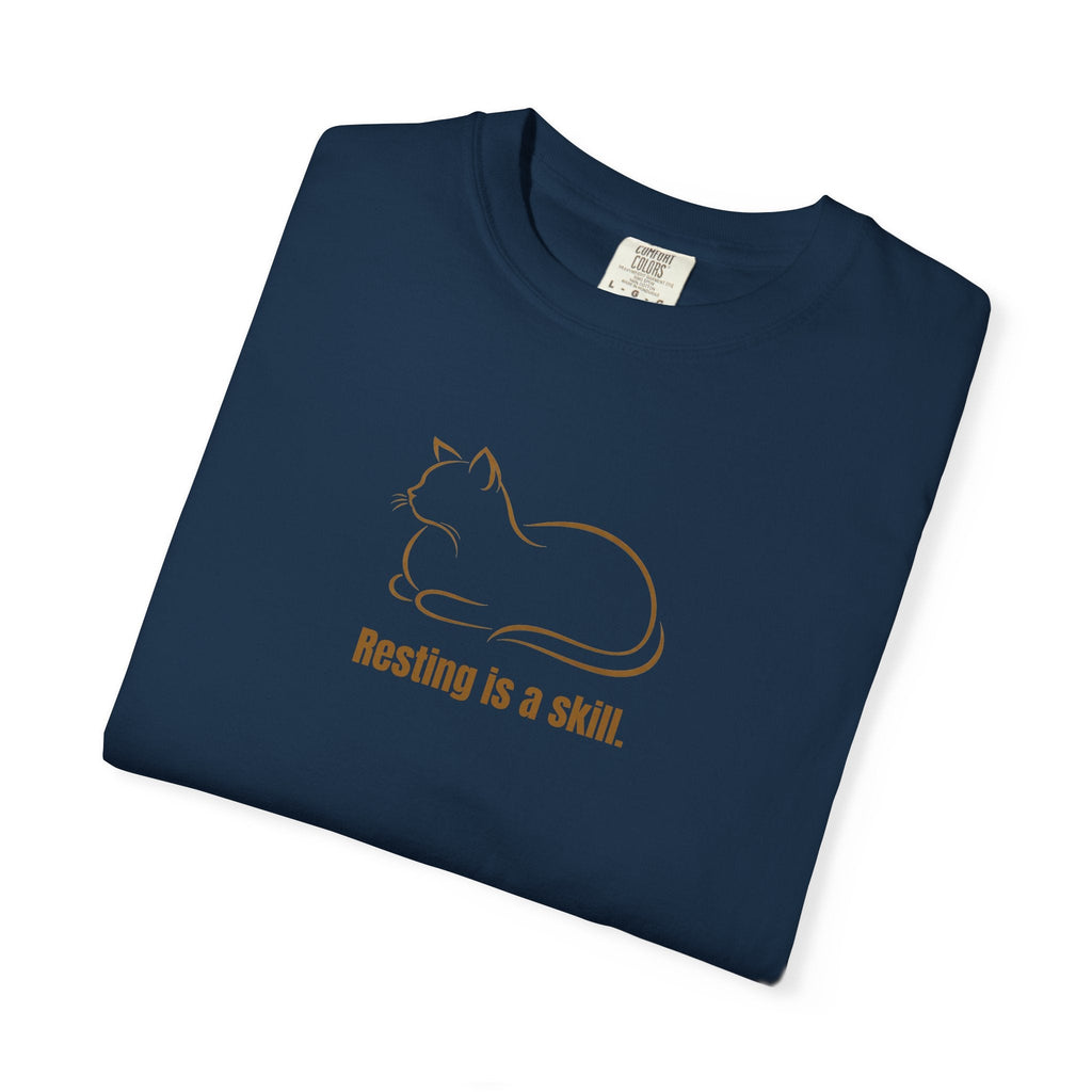 Resting Is a Skill Cat T-Shirt - Clothing, Unisex, T-Shirts - EpiAl's Shop