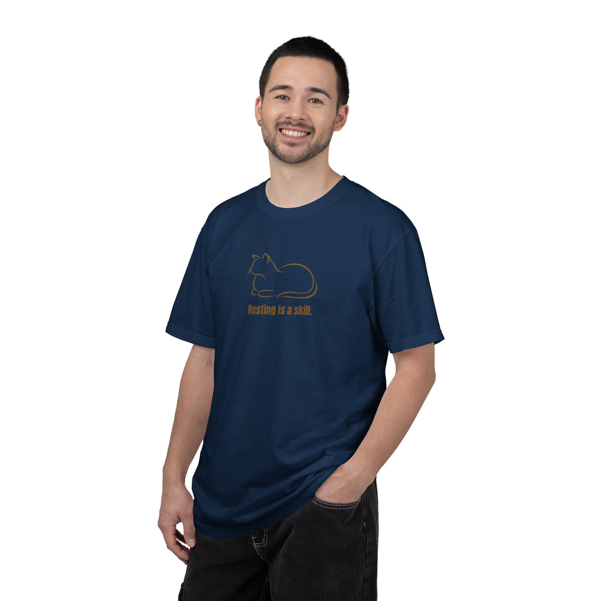 Resting Is a Skill Cat T-Shirt - Clothing, Unisex, T-Shirts - EpiAl's Shop