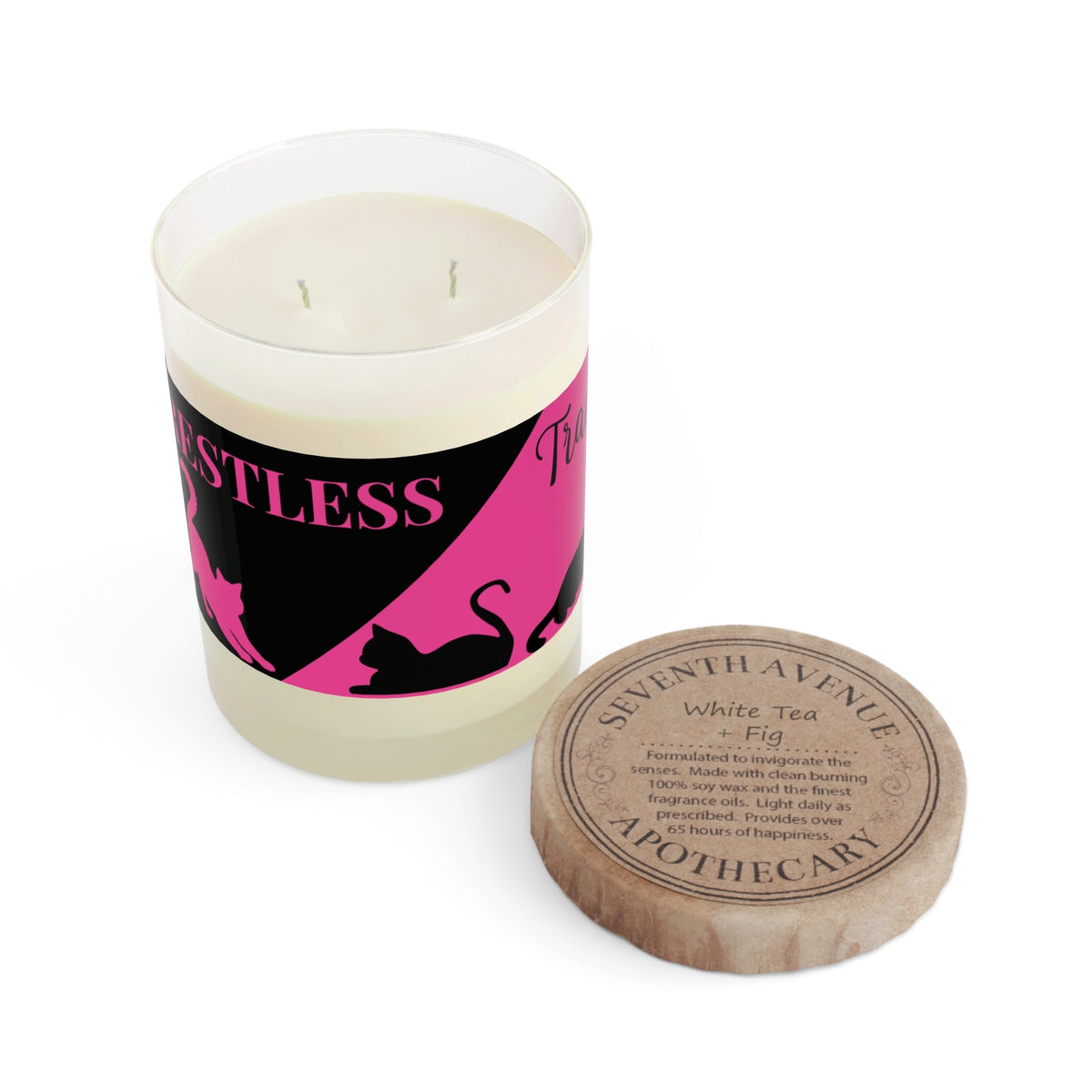 Restless Tranquility – Cat-Themed Scented Candle - Decor, Candles, Scented - EpiAl's Shop