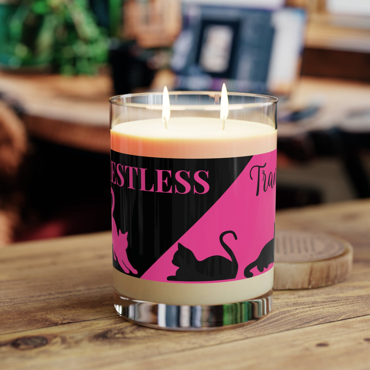 Restless Tranquility – Cat-Themed Scented Candle - Decor, Candles, Scented - EpiAl's Shop