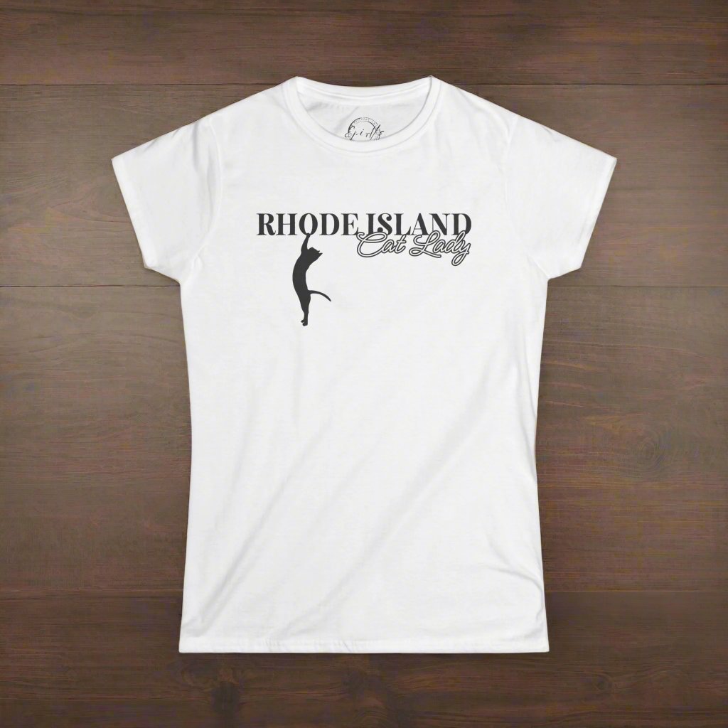 Rhode Island Cat Lady Softstyle Tee - T - Shirt - EpiAl's Shop