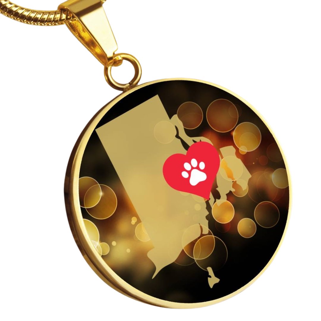Rhode Island luvs Cats Necklace - Jewelry - Epileptic Al’s Shop