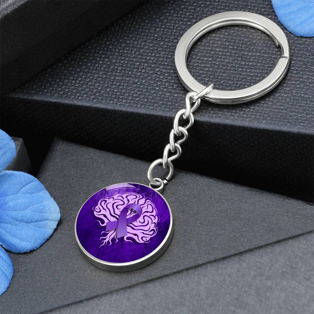 Ribbon Brain Keychain - Jewelry - Epileptic Al’s Shop