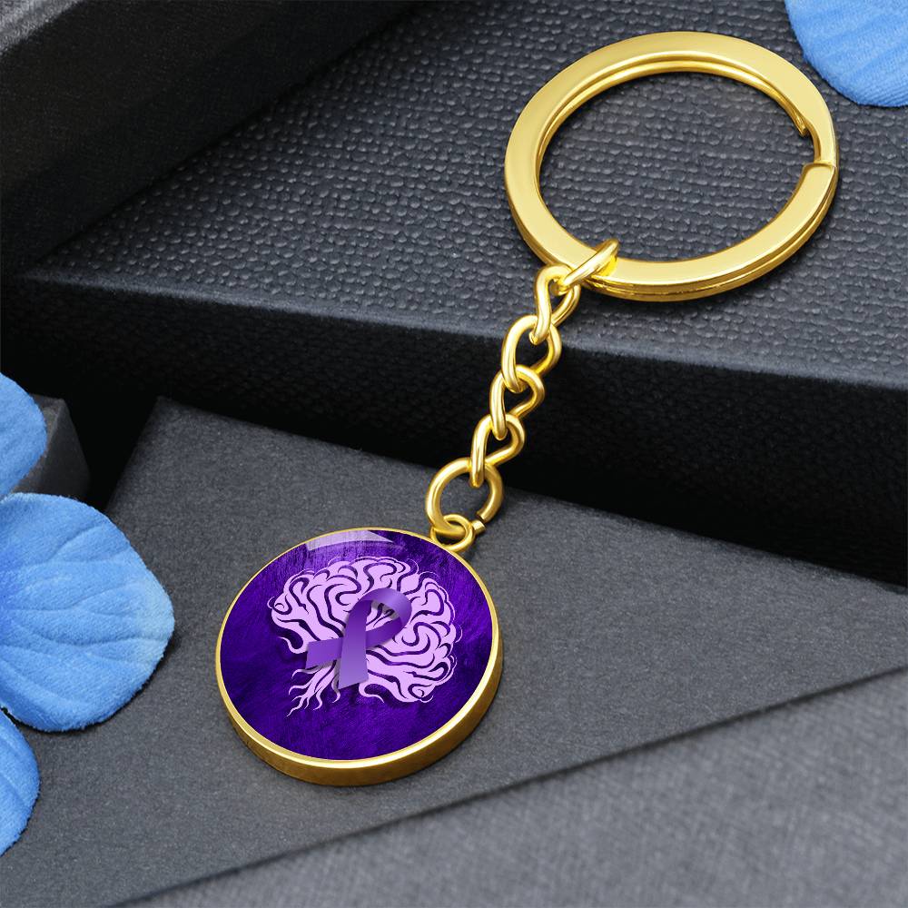 Ribbon Brain Keychain - Jewelry - Epileptic Al’s Shop