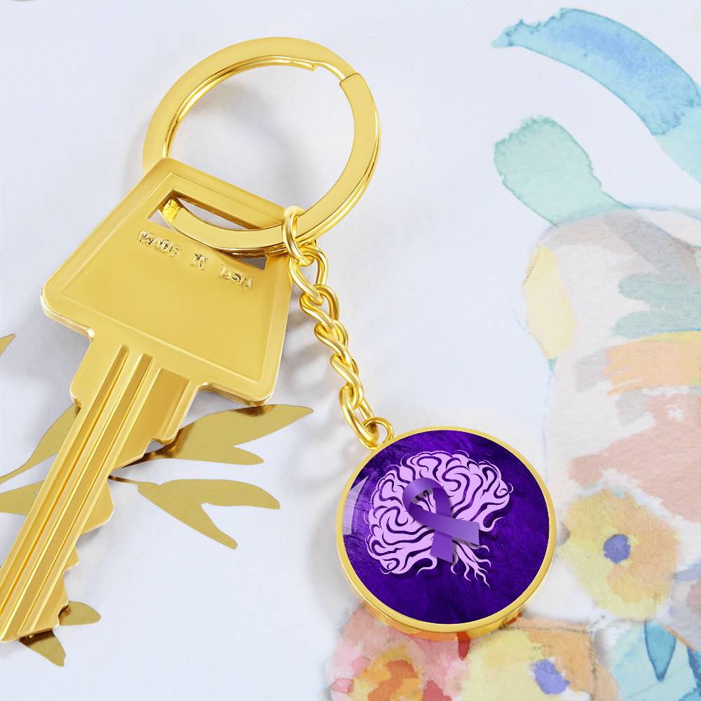 Ribbon Brain Keychain - Jewelry - Epileptic Al’s Shop
