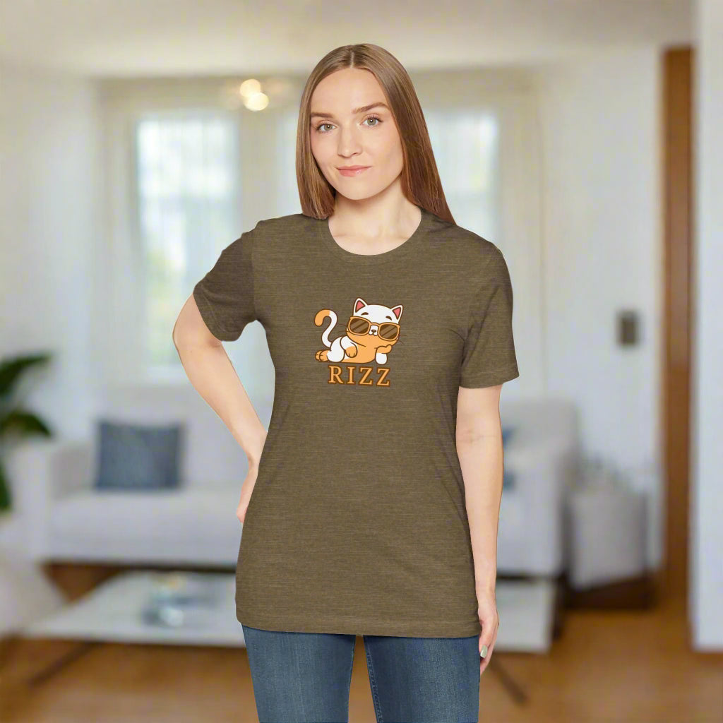 Rizz Unisex Jersey Short Sleeve Tee - T - Shirt - Epileptic Al’s Shop