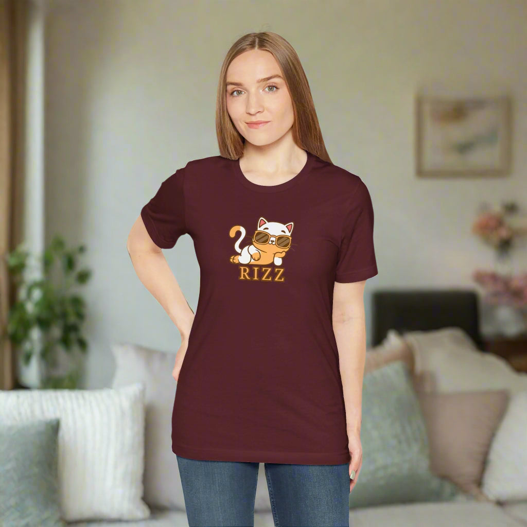 Rizz Unisex Jersey Short Sleeve Tee - T - Shirt - Epileptic Al’s Shop