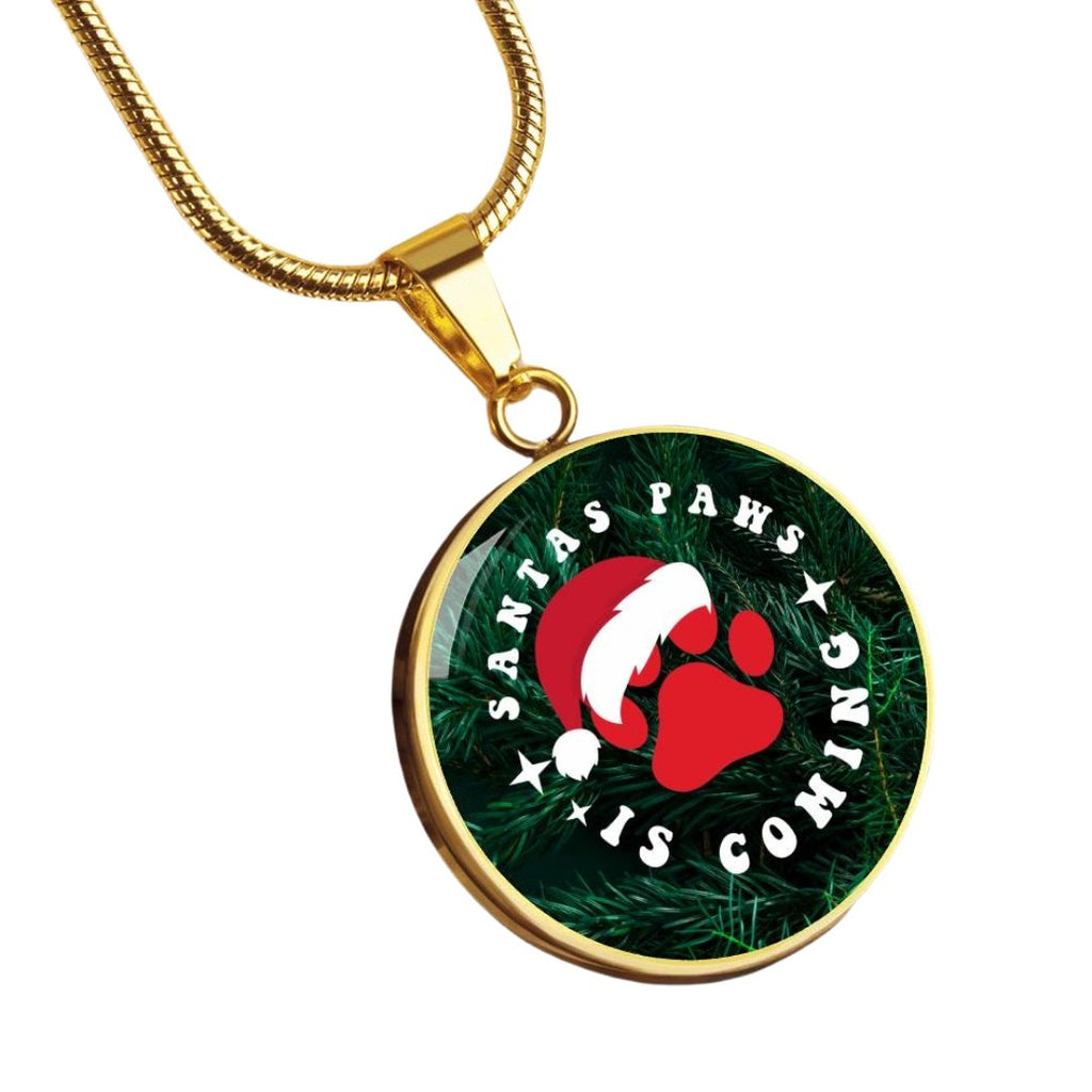 Santa Paws Necklace - Jewelry - Epileptic Al’s Shop