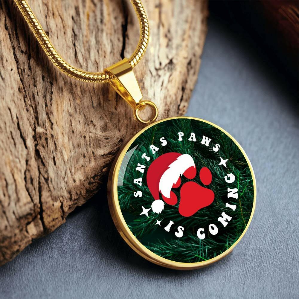 Santa Paws Necklace - Jewelry - Epileptic Al’s Shop