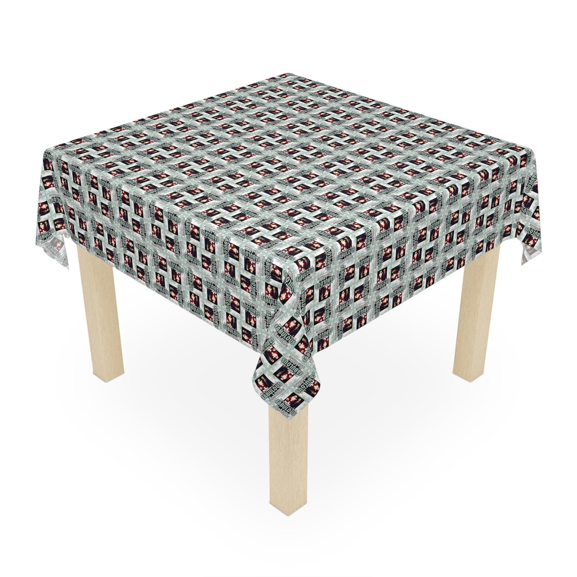 Santa Trump Fabulous List Christmas Tablecloth - Decor, Dining, Table Decor - EpiAl's Shop