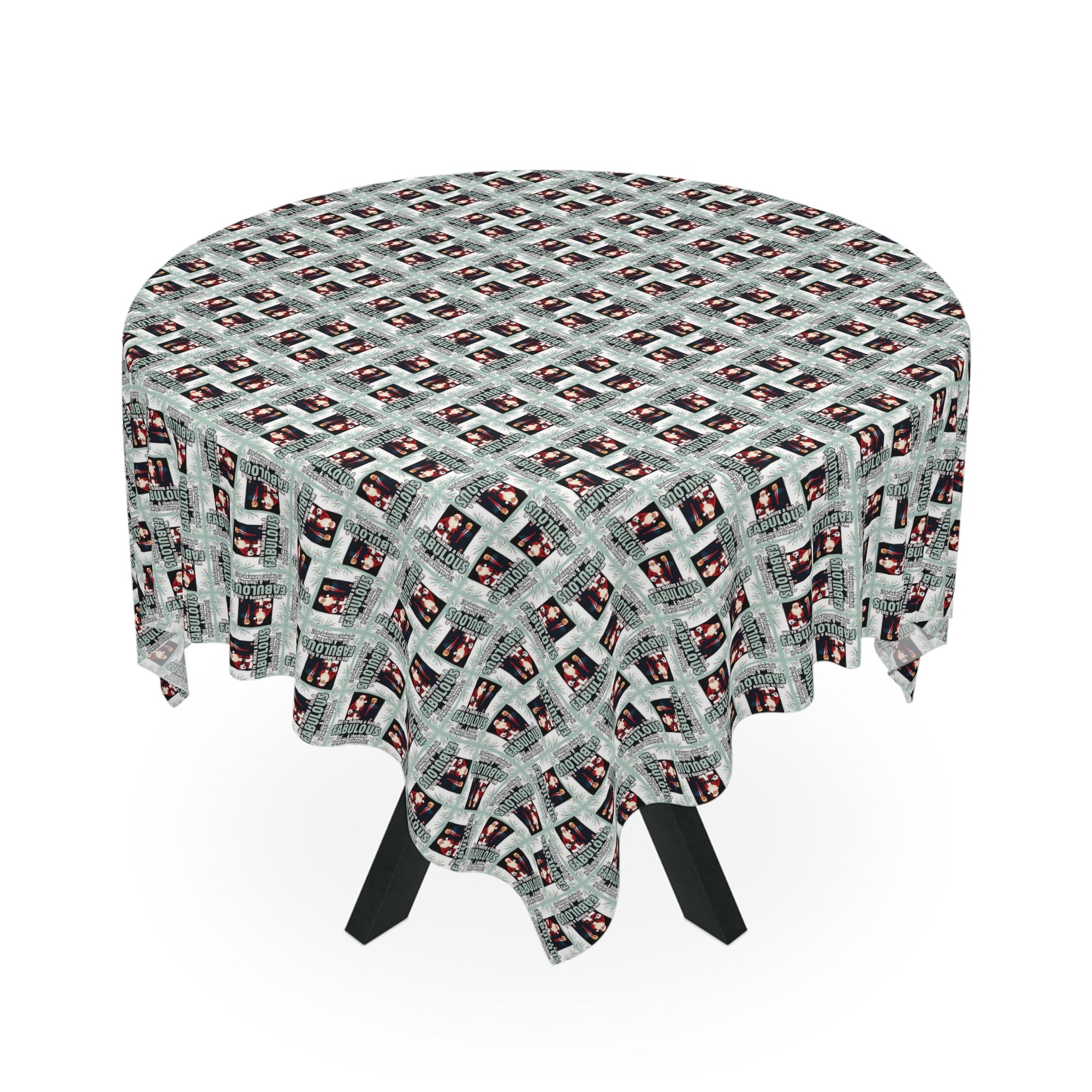 Santa Trump Fabulous List Christmas Tablecloth - Decor, Dining, Table Decor - EpiAl's Shop