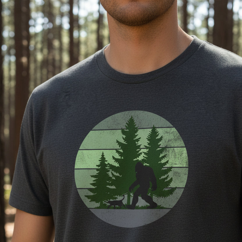 Sasquatch & Sascat Unisex CVC Jersey T - shirt - T - Shirt - Epileptic Al’s Shop