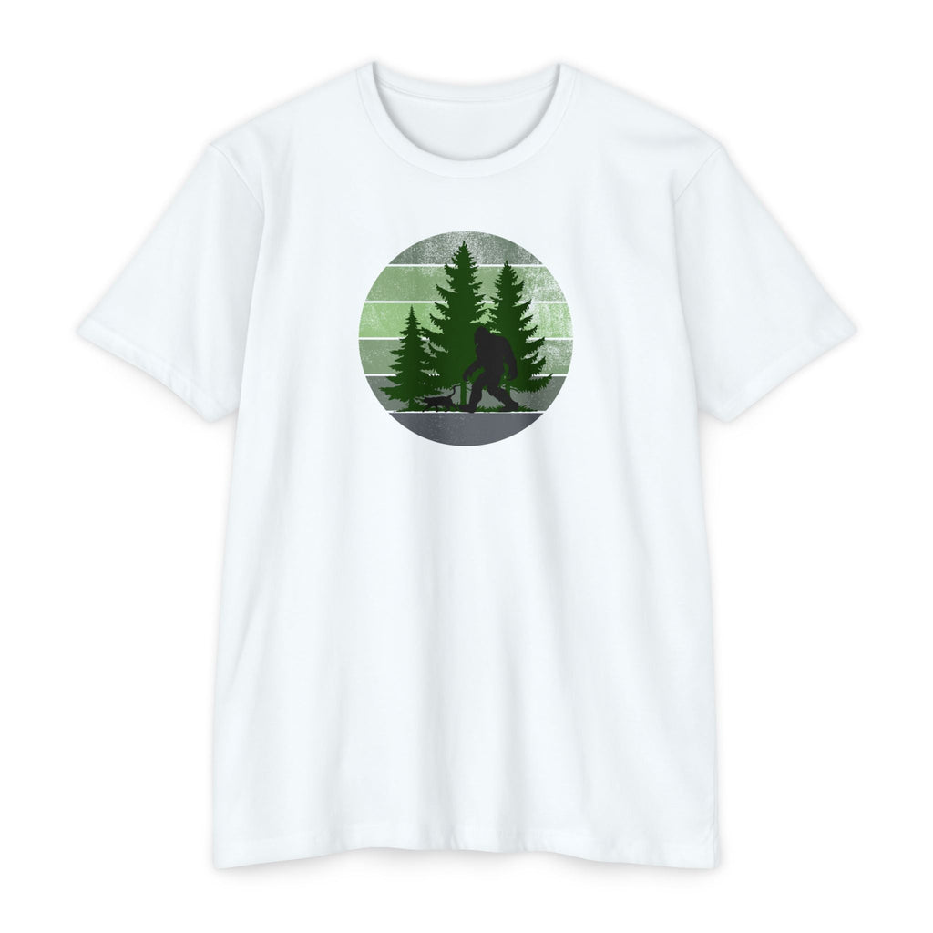 Sasquatch & Sascat Unisex CVC Jersey T - shirt - T - Shirt - Epileptic Al’s Shop