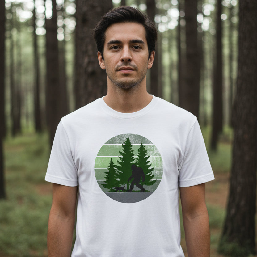 Sasquatch & Sascat Unisex CVC Jersey T - shirt - T - Shirt - Epileptic Al’s Shop