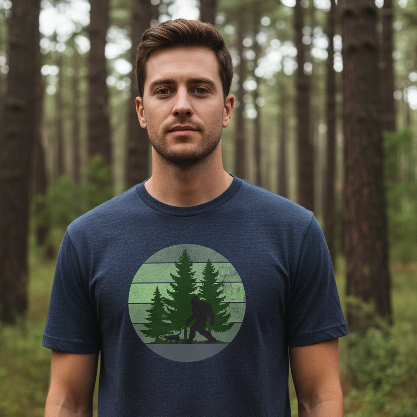 Sasquatch & Sascat Unisex CVC Jersey T - shirt - T - Shirt - Epileptic Al’s Shop