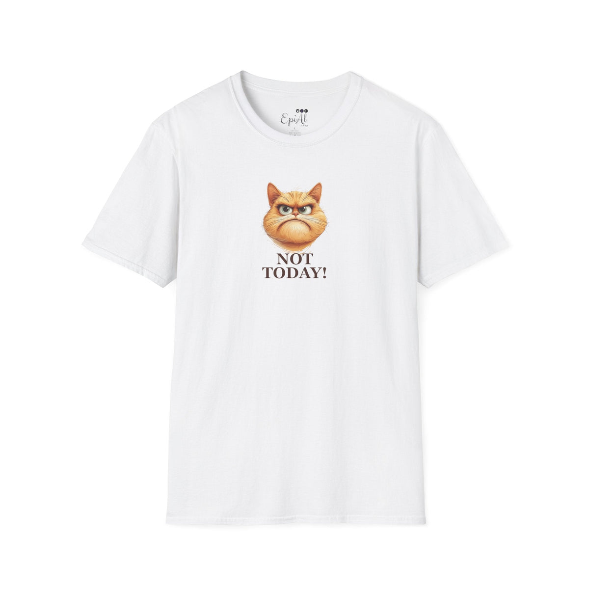 Sassy Not Today Cat T-Shirt, Fun Graphic Tee - Clothing, T-shirts - EpiAl's Shop