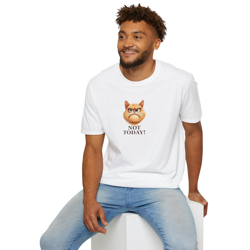Sassy Not Today Cat T-Shirt, Fun Graphic Tee - Clothing, T-shirts - EpiAl's Shop