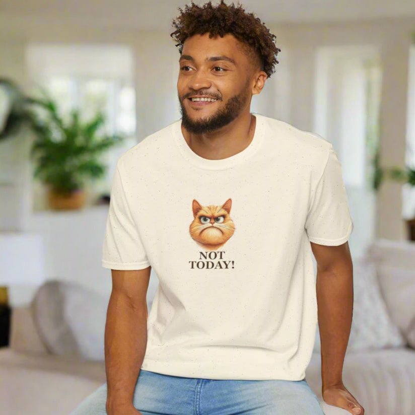 Sassy Not Today Cat T-Shirt, Fun Graphic Tee - Clothing, T-shirts - EpiAl's Shop