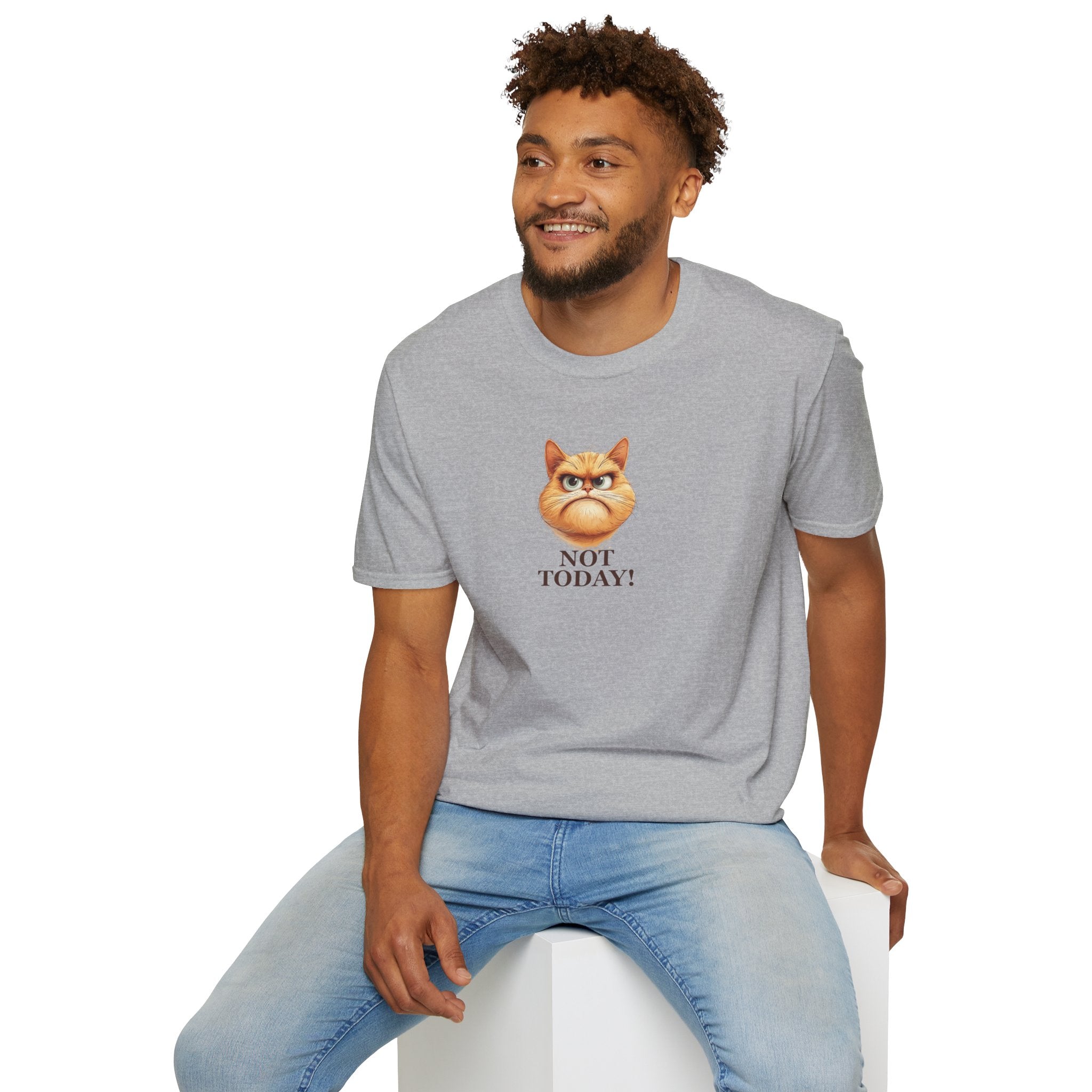 Sassy Not Today Cat T-Shirt, Fun Graphic Tee - Clothing, T-shirts - EpiAl's Shop
