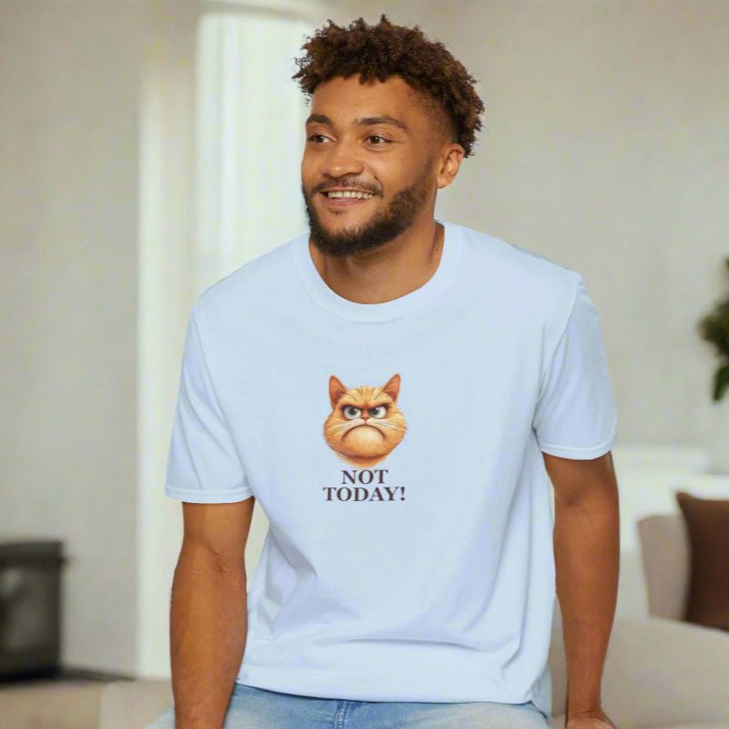 Sassy Not Today Cat T-Shirt, Fun Graphic Tee - Clothing, T-shirts - EpiAl's Shop