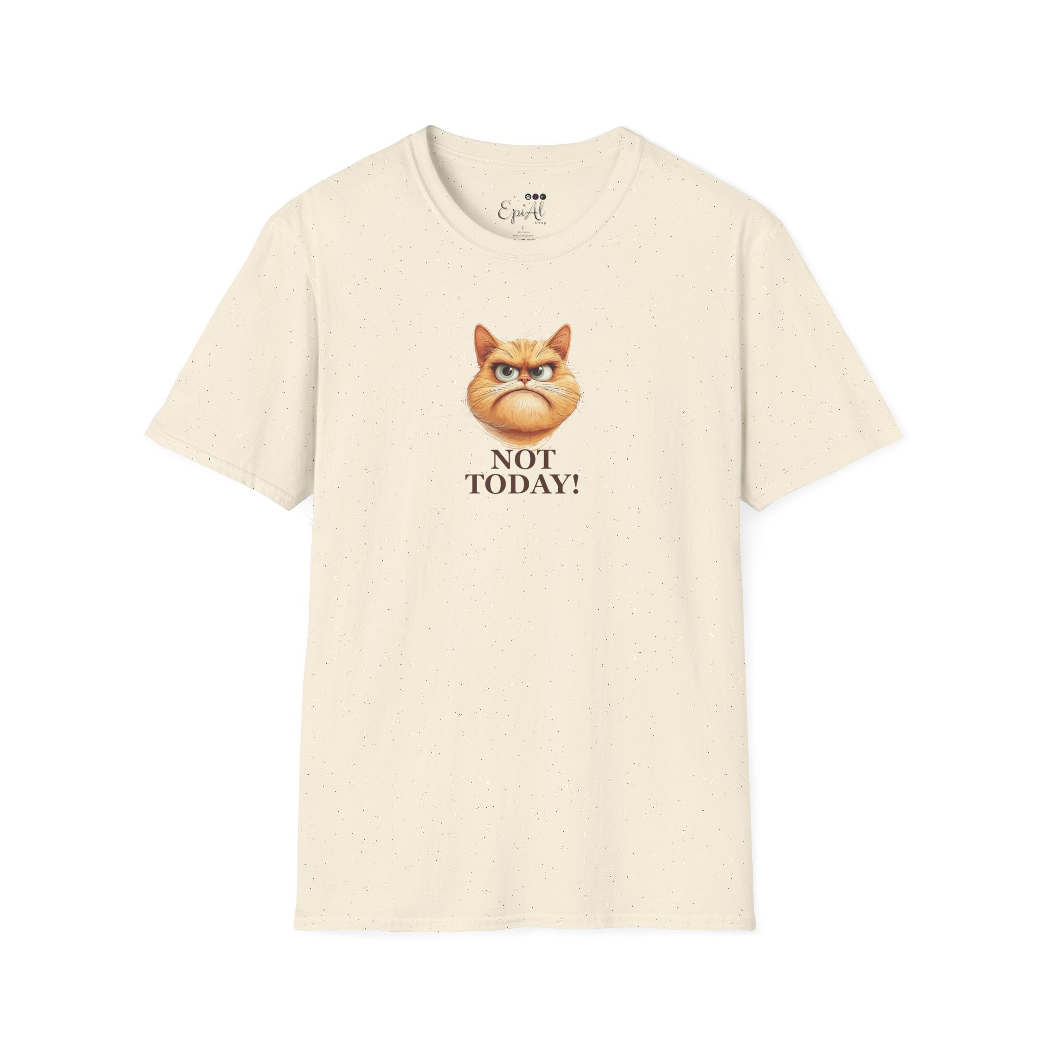 Sassy Not Today Cat T-Shirt, Fun Graphic Tee - Clothing, T-shirts - EpiAl's Shop
