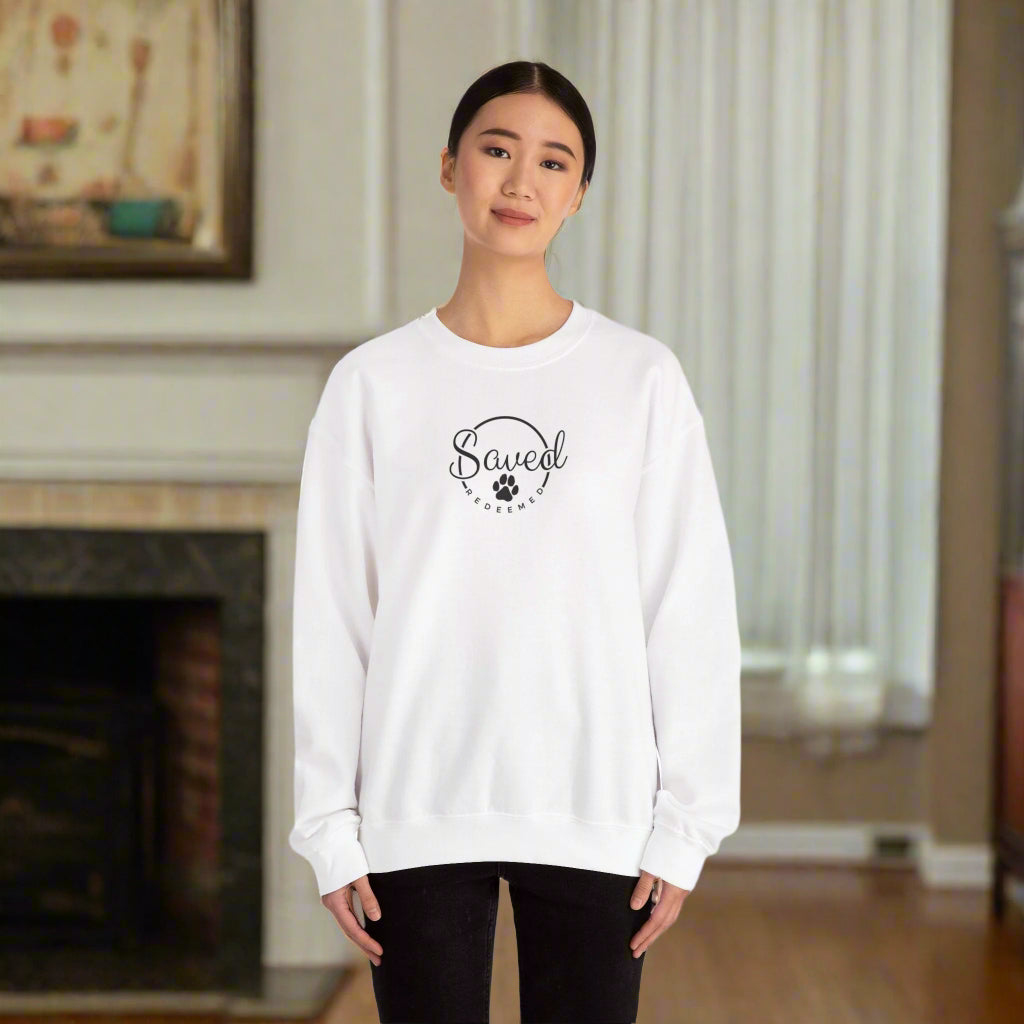 Saved Unisex Heavy Blend™ Crewneck Sweatshirt - Sweatshirt - EpiAl's Shop