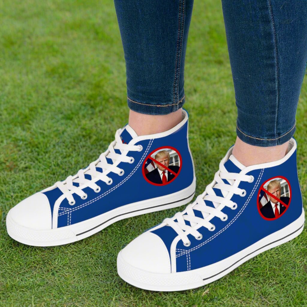Say No to Trump Women's High Top Sneakers - Shoes & Sneakers - EpiAl's Shop