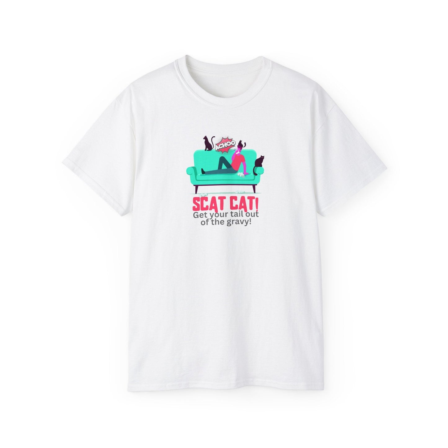 Scat Cat Unisex Ultra Cotton Tee - T - Shirt - Epileptic Al’s Shop