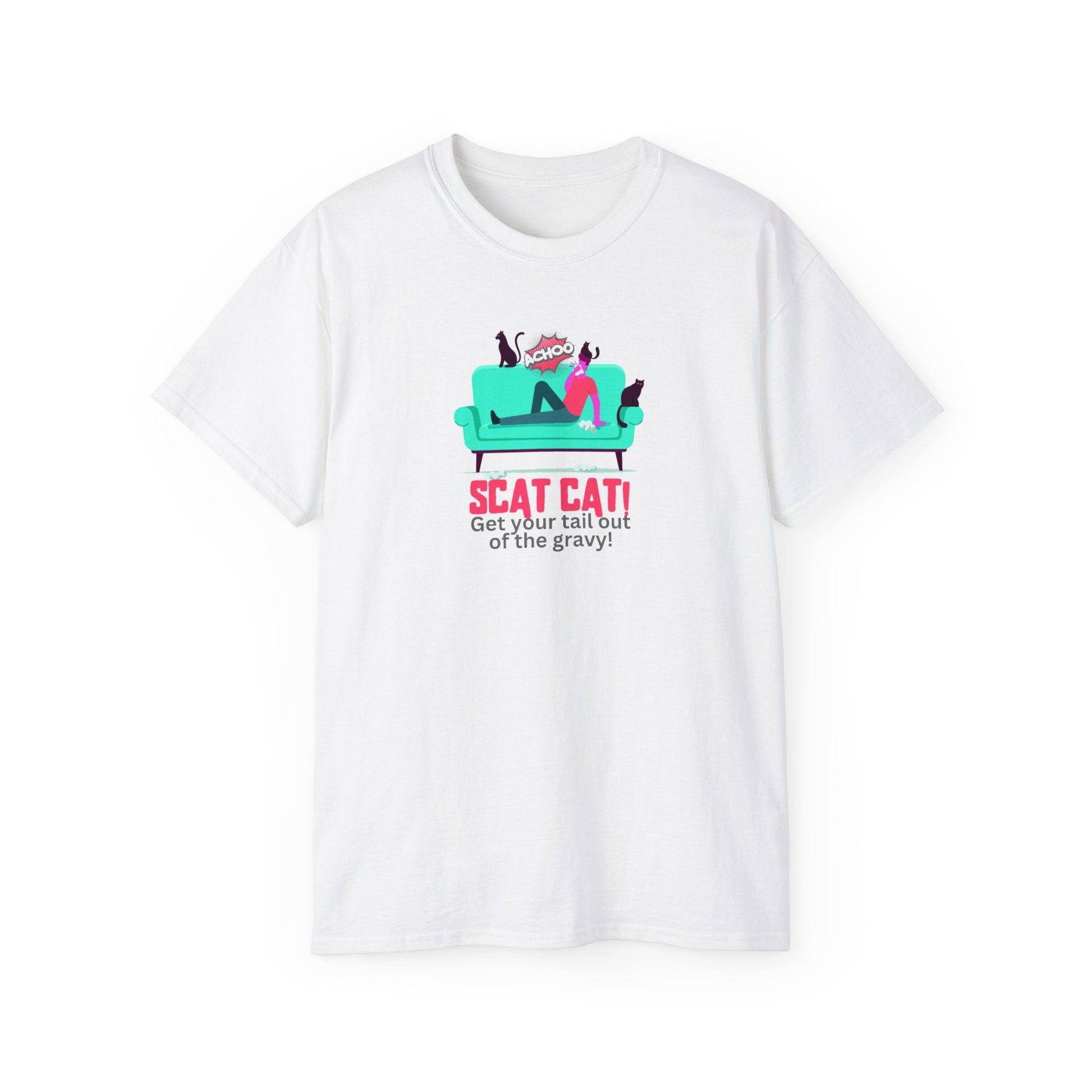 Scat Cat Unisex Ultra Cotton Tee - T - Shirt - Epileptic Al’s Shop