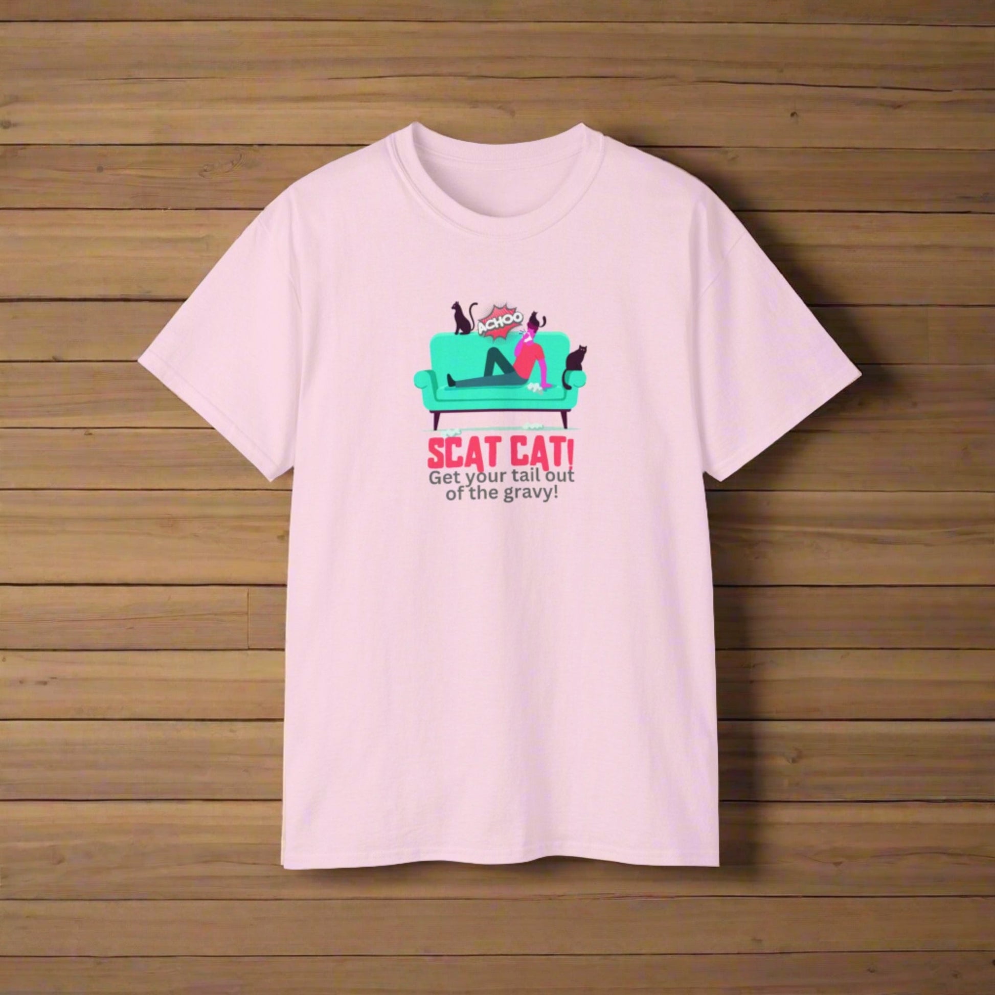 Scat Cat Unisex Ultra Cotton Tee - T - Shirt - Epileptic Al’s Shop