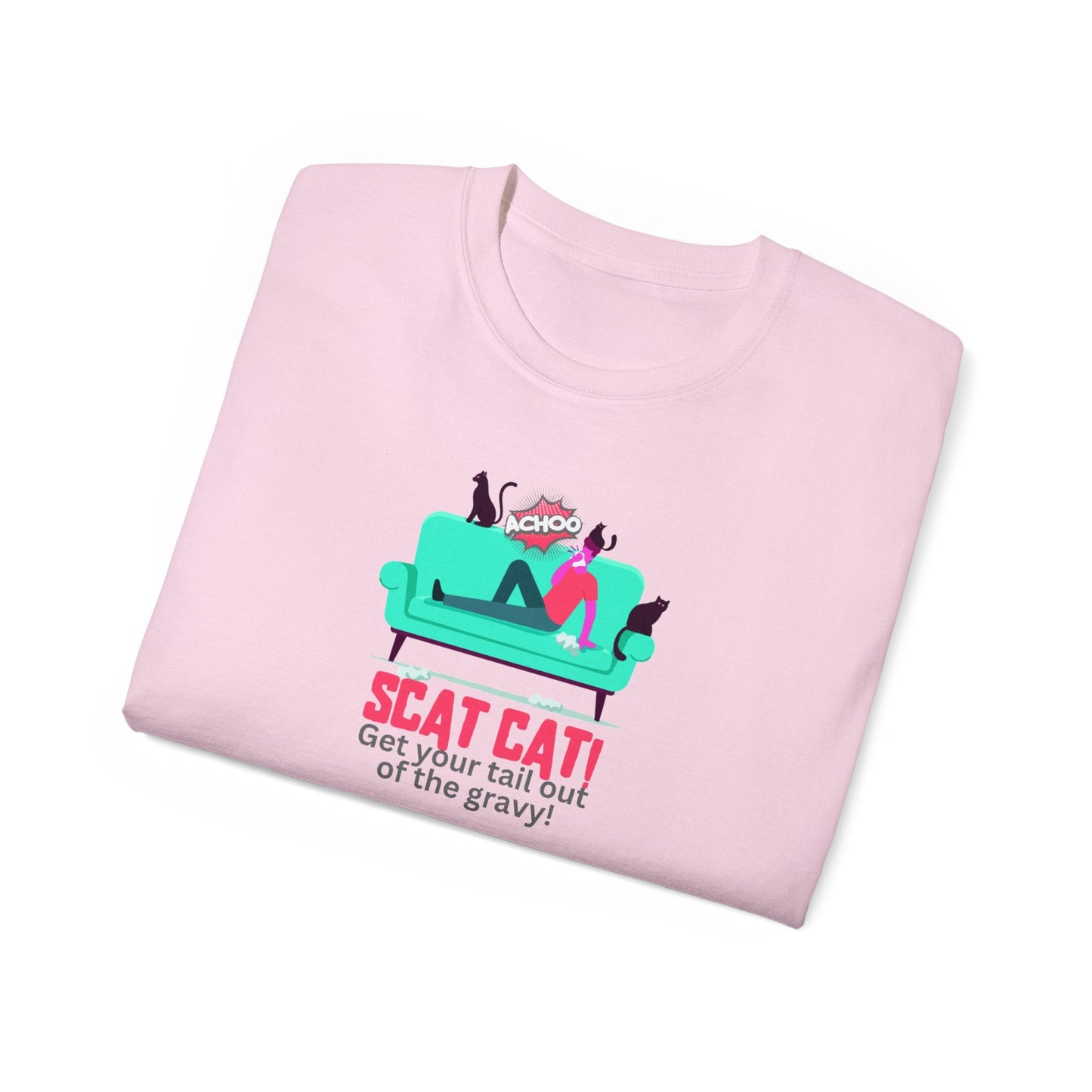 Scat Cat Unisex Ultra Cotton Tee - T - Shirt - Epileptic Al’s Shop