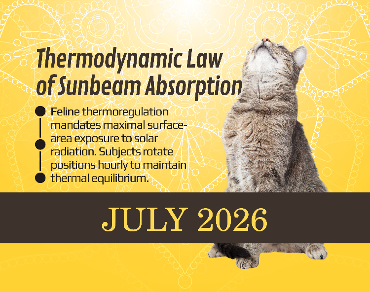 Paws & Effect: The Science of Cat Logic 2026 Calendar