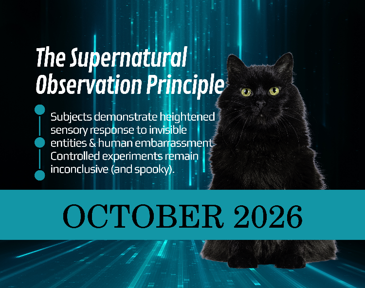 Paws & Effect: The Science of Cat Logic 2026 Calendar