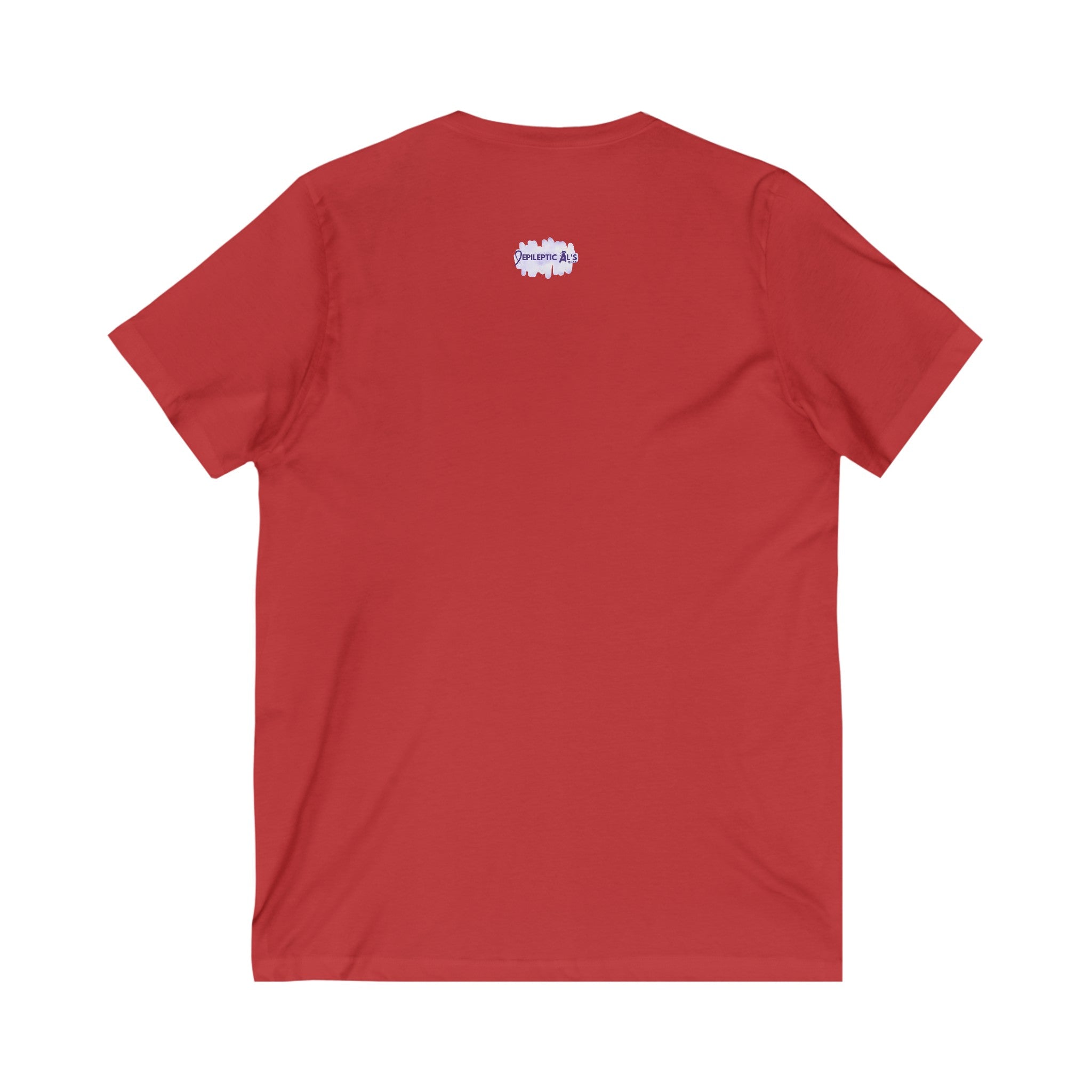 Scribble Kitty Unisex Jersey Short Sleeve V - Neck Tee - V - neck - Epileptic Al’s Shop
