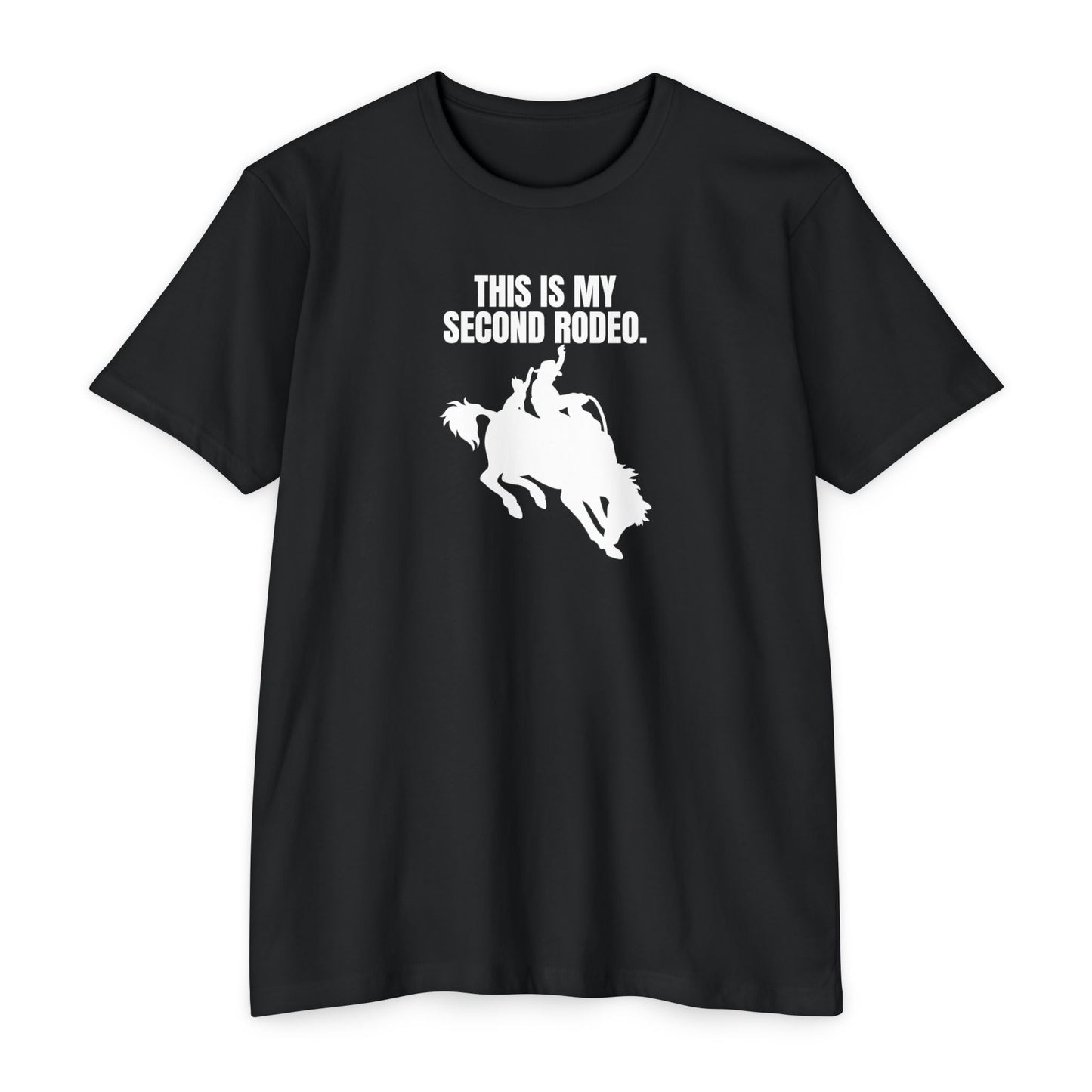 Second Rodeo Unisex CVC Jersey T - shirt - T - Shirt - Epileptic Al’s Shop
