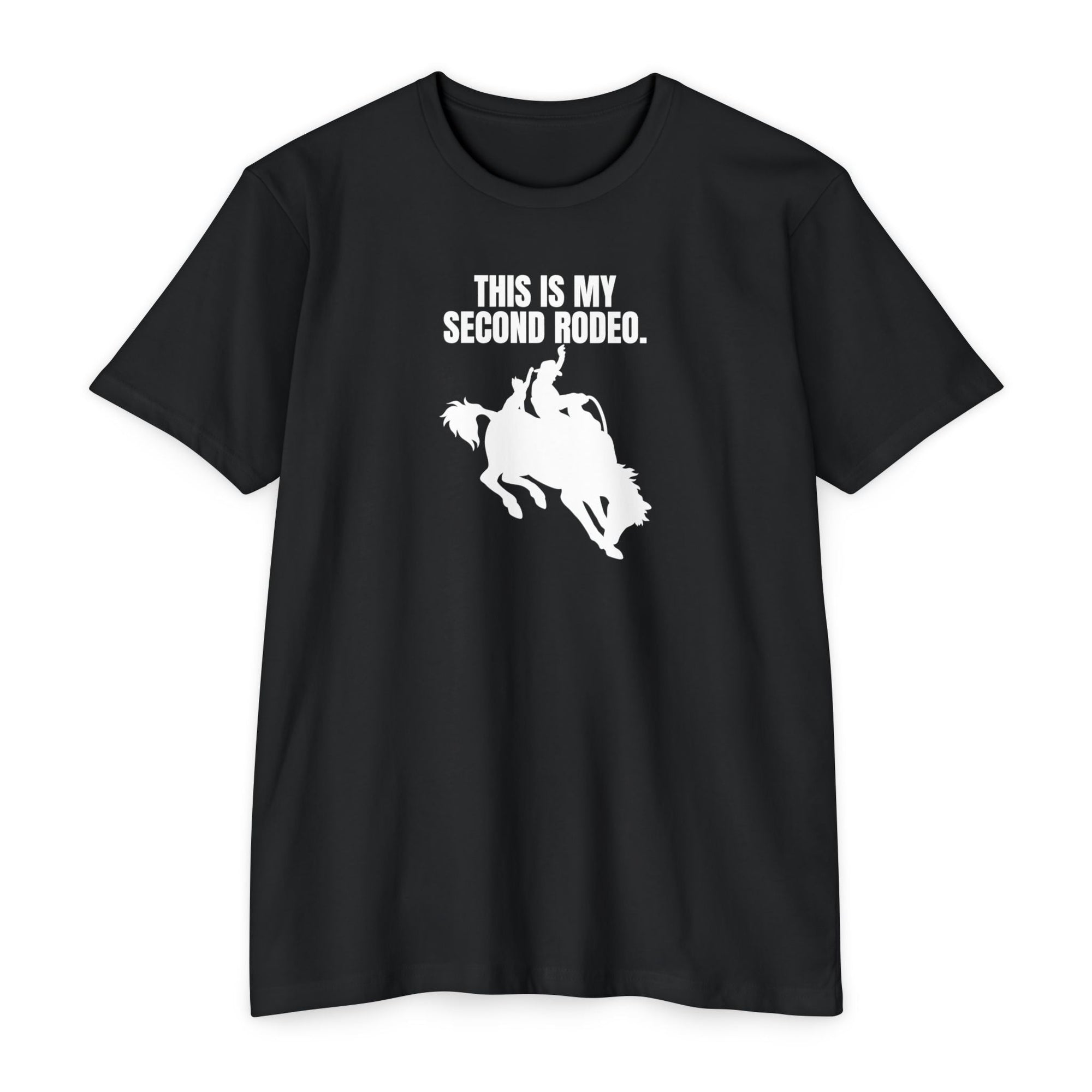 Second Rodeo Unisex CVC Jersey T - shirt - T - Shirt - Epileptic Al’s Shop
