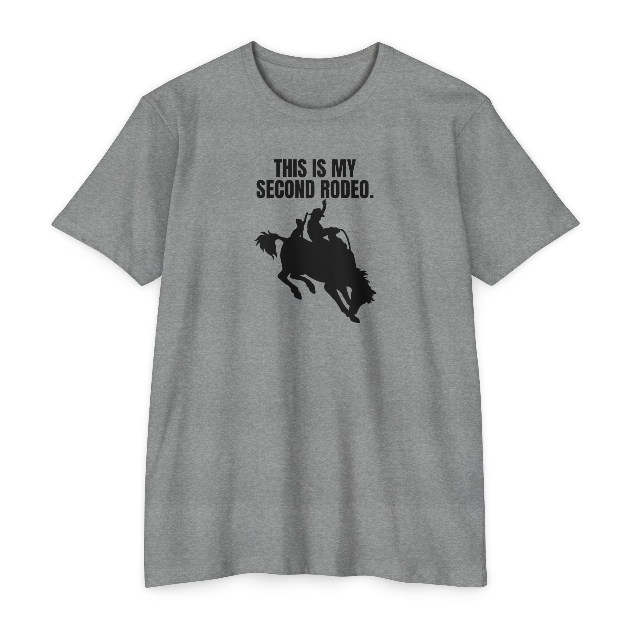 Second Rodeo Unisex CVC Jersey T - shirt - T - Shirt - Epileptic Al’s Shop