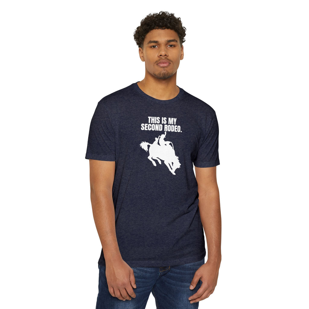 Second Rodeo Unisex CVC Jersey T - shirt - T - Shirt - Epileptic Al’s Shop