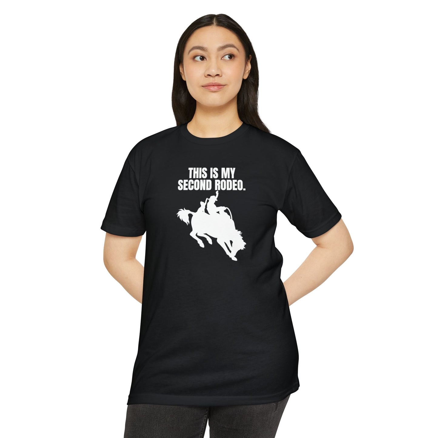 Second Rodeo Unisex CVC Jersey T - shirt - T - Shirt - Epileptic Al’s Shop