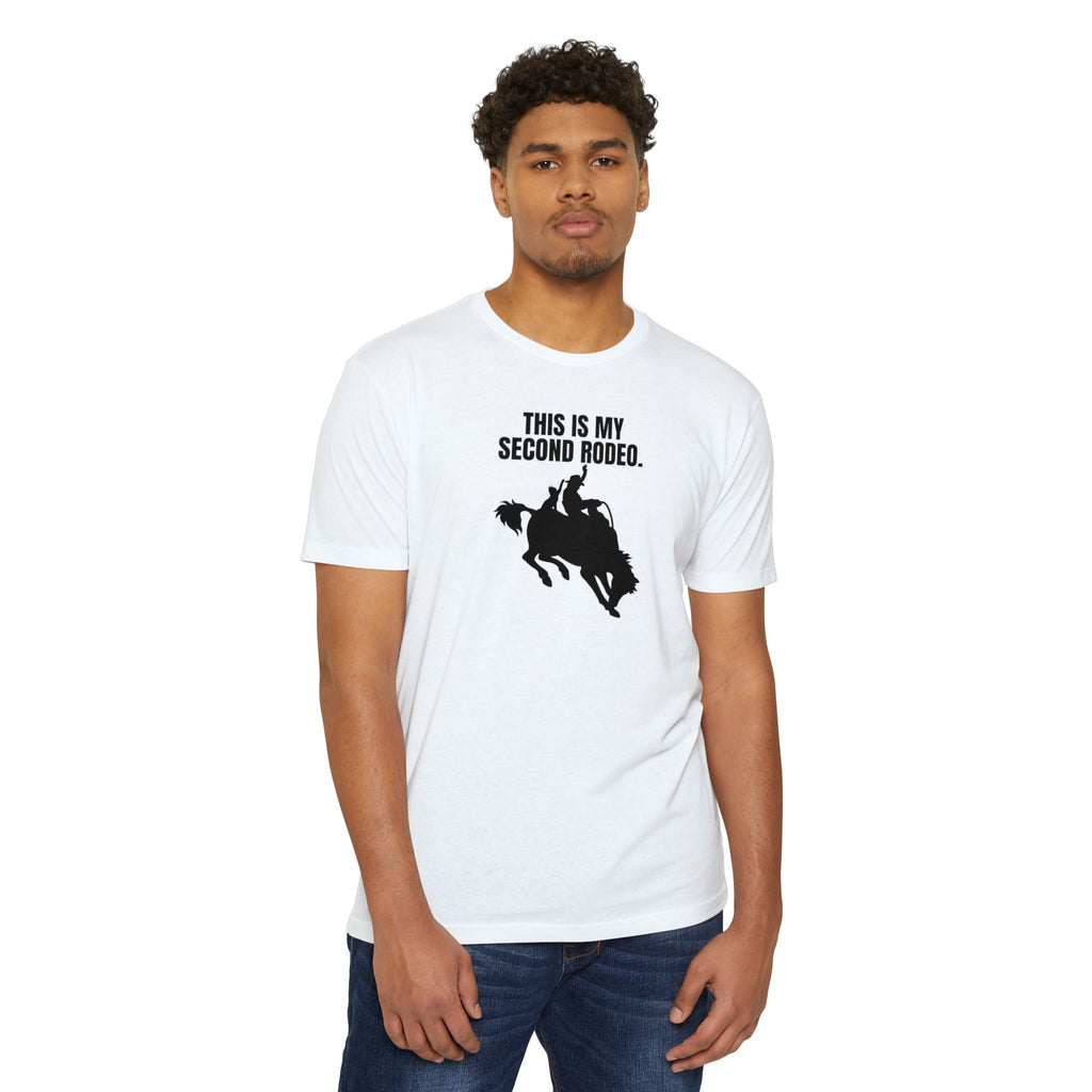 Second Rodeo Unisex CVC Jersey T - shirt - T - Shirt - Epileptic Al’s Shop