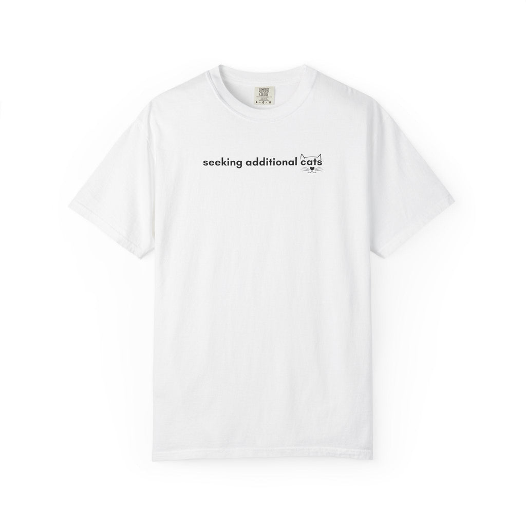Seeking Additional Cats T-Shirt | Cat Lover Minimal Tee - Clothing, Unisex, T-Shirts - EpiAl's Shop
