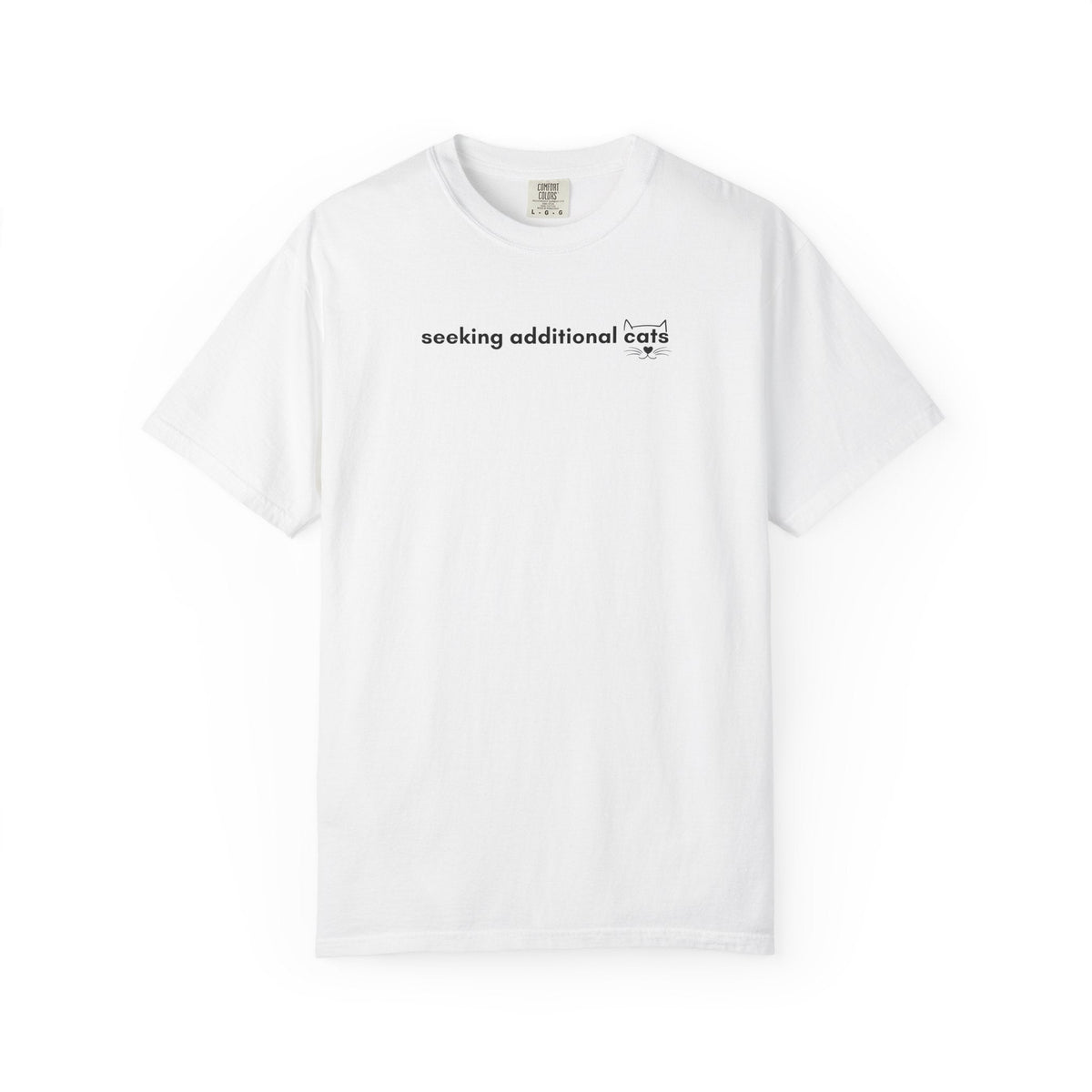 Seeking Additional Cats T-Shirt | Cat Lover Minimal Tee - Clothing, Unisex, T-Shirts - EpiAl's Shop